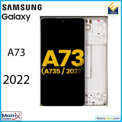 Samsung Galaxy A73 (A735 2022) OLED Assembly With Frame (Refurbished) - Matrix Traders