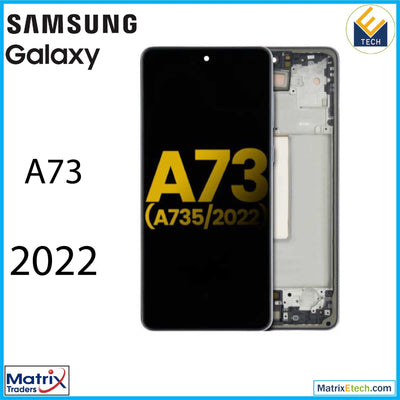 Samsung Galaxy A73 (A735 2022) OLED Assembly With Frame (Refurbished) - Matrix Traders