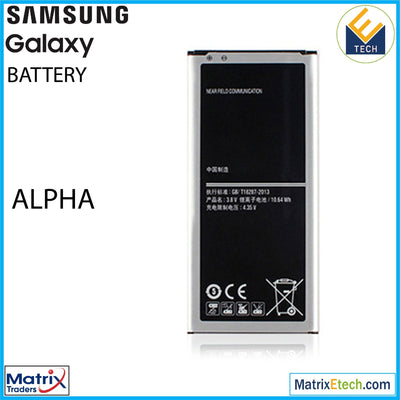 Samsung Galaxy Alpha Replacement Battery (EB - BG850BBE) (G850A) - Matrix Traders