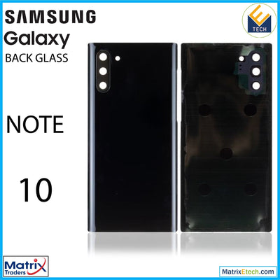 Samsung Galaxy Note 10 Back Cover Glass With Camera Lens (Aftermarket Plus) - Matrix Traders