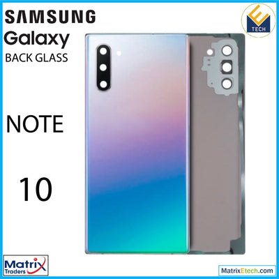 Samsung Galaxy Note 10 Back Cover Glass With Camera Lens (Aftermarket Plus) - Matrix Traders