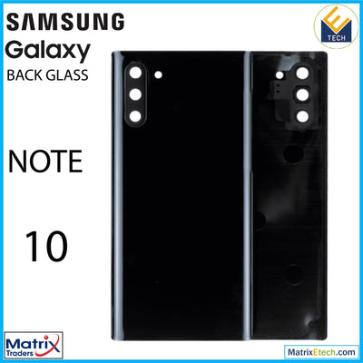 Samsung Galaxy Note 10 Back Cover Glass With Camera Lens (Aftermarket Plus) - Matrix Traders