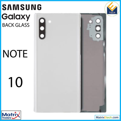 Samsung Galaxy Note 10 Back Cover Glass With Camera Lens (Aftermarket Plus) - Matrix Traders