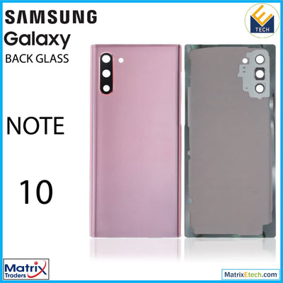 Samsung Galaxy Note 10 Back Cover Glass With Camera Lens (Aftermarket Plus) - Matrix Traders