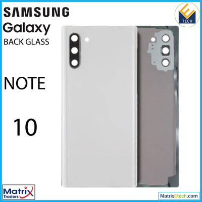 Samsung Galaxy Note 10 Back Cover Glass With Camera Lens (Service Pack) - Matrix Traders