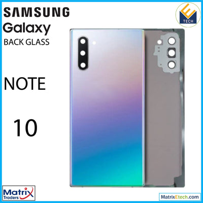 Samsung Galaxy Note 10 Back Cover Glass With Camera Lens (Service Pack) - Matrix Traders