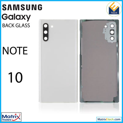 Samsung Galaxy Note 10 Back Cover Glass With Camera Lens (Service Pack) - Matrix Traders