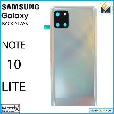 Samsung Galaxy Note 10 Lite Back Cover Glass With Camera Lens (Service Pack) - Matrix Traders