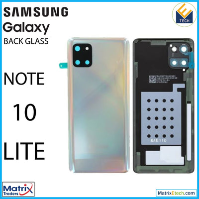 Samsung Galaxy Note 10 Lite Back Cover Glass With Camera Lens (Service Pack) - Matrix Traders