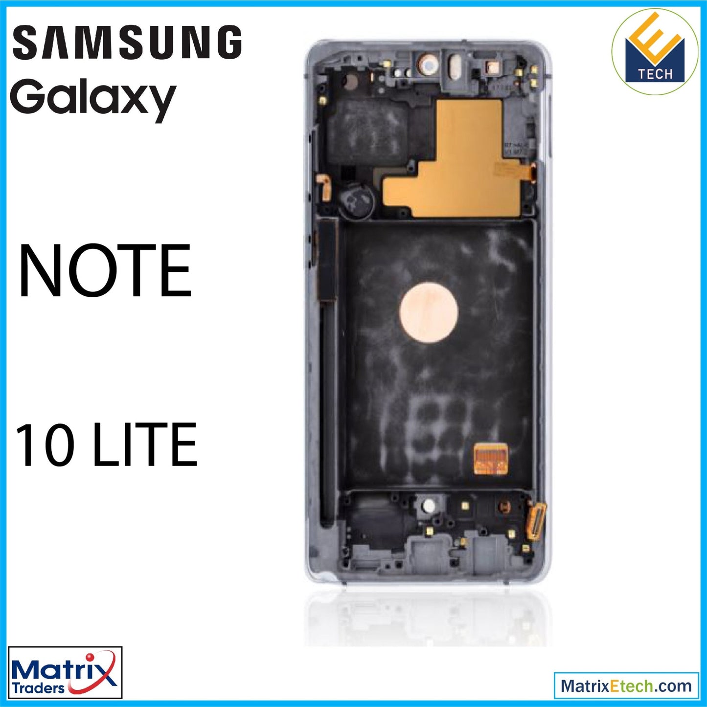 Samsung Galaxy Note 10 Lite OLED Assembly With Frame - Matrix Traders