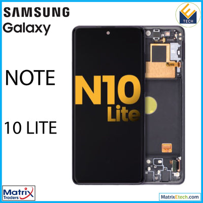 Samsung Galaxy Note 10 Lite OLED Assembly With Frame - Matrix Traders