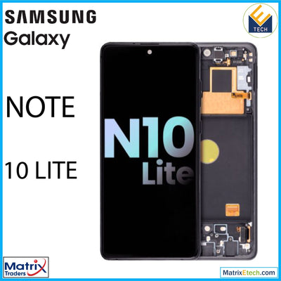 Samsung Galaxy Note 10 Lite OLED Assembly With Frame - Matrix Traders