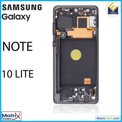 Samsung Galaxy Note 10 Lite OLED Assembly With Frame - Matrix Traders