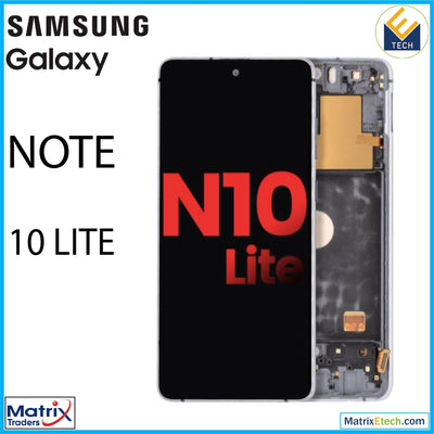 Samsung Galaxy Note 10 Lite OLED Assembly With Frame - Matrix Traders