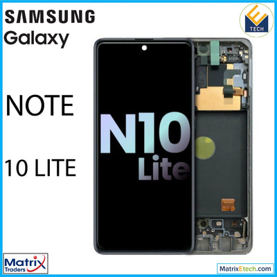 Samsung Galaxy Note 10 Lite OLED Assembly With Frame - Matrix Traders