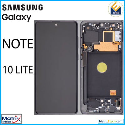 Samsung Galaxy Note 10 Lite OLED Assembly With Frame - Matrix Traders