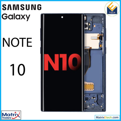 Samsung Galaxy Note 10 OLED Assembly With Frame - Matrix Traders