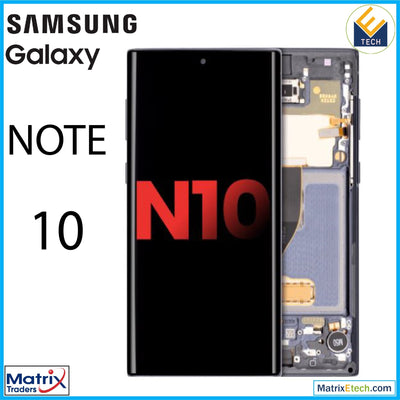 Samsung Galaxy Note 10 OLED Assembly With Frame - Matrix Traders