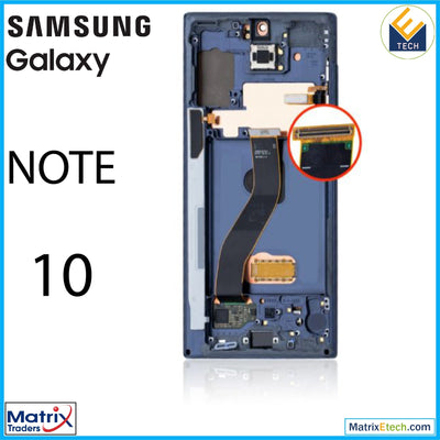 Samsung Galaxy Note 10 OLED Assembly With Frame - Matrix Traders