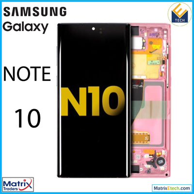 Samsung Galaxy Note 10 OLED Assembly With Frame - Matrix Traders