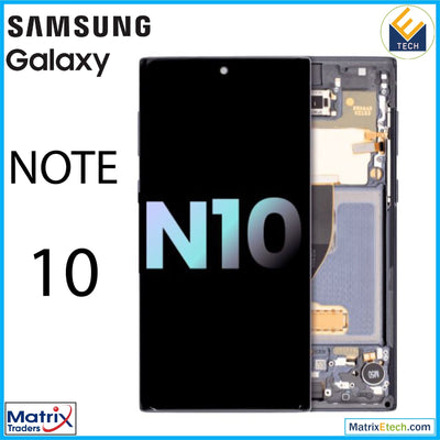 Samsung Galaxy Note 10 OLED Assembly With Frame - Matrix Traders