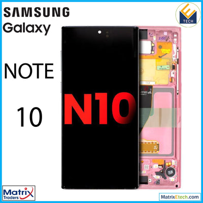 Samsung Galaxy Note 10 OLED Assembly With Frame - Matrix Traders