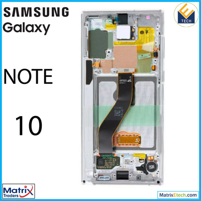 Samsung Galaxy Note 10 OLED Assembly With Frame - Matrix Traders