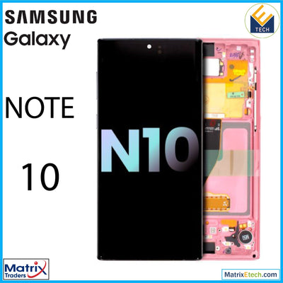 Samsung Galaxy Note 10 OLED Assembly With Frame - Matrix Traders