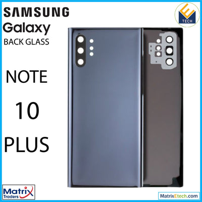 Samsung Galaxy Note 10 Plus 5G Back Cover Glass With Camera Lens (Aftermarket Plus) - Matrix Traders