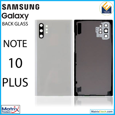 Samsung Galaxy Note 10 Plus 5G Back Cover Glass With Camera Lens (Aftermarket Plus) - Matrix Traders