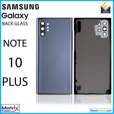 Samsung Galaxy Note 10 Plus 5G Back Cover Glass With Camera Lens (Aftermarket Plus) - Matrix Traders