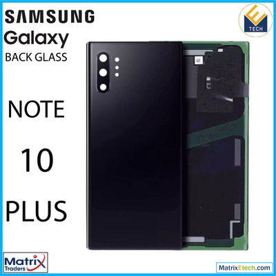 Samsung Galaxy Note 10 Plus 5G Back Cover Glass With Camera Lens (Service Pack) - Matrix Traders