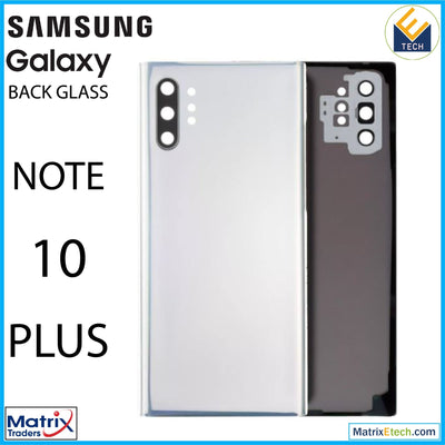 Samsung Galaxy Note 10 Plus 5G Back Cover Glass With Camera Lens (Service Pack) - Matrix Traders