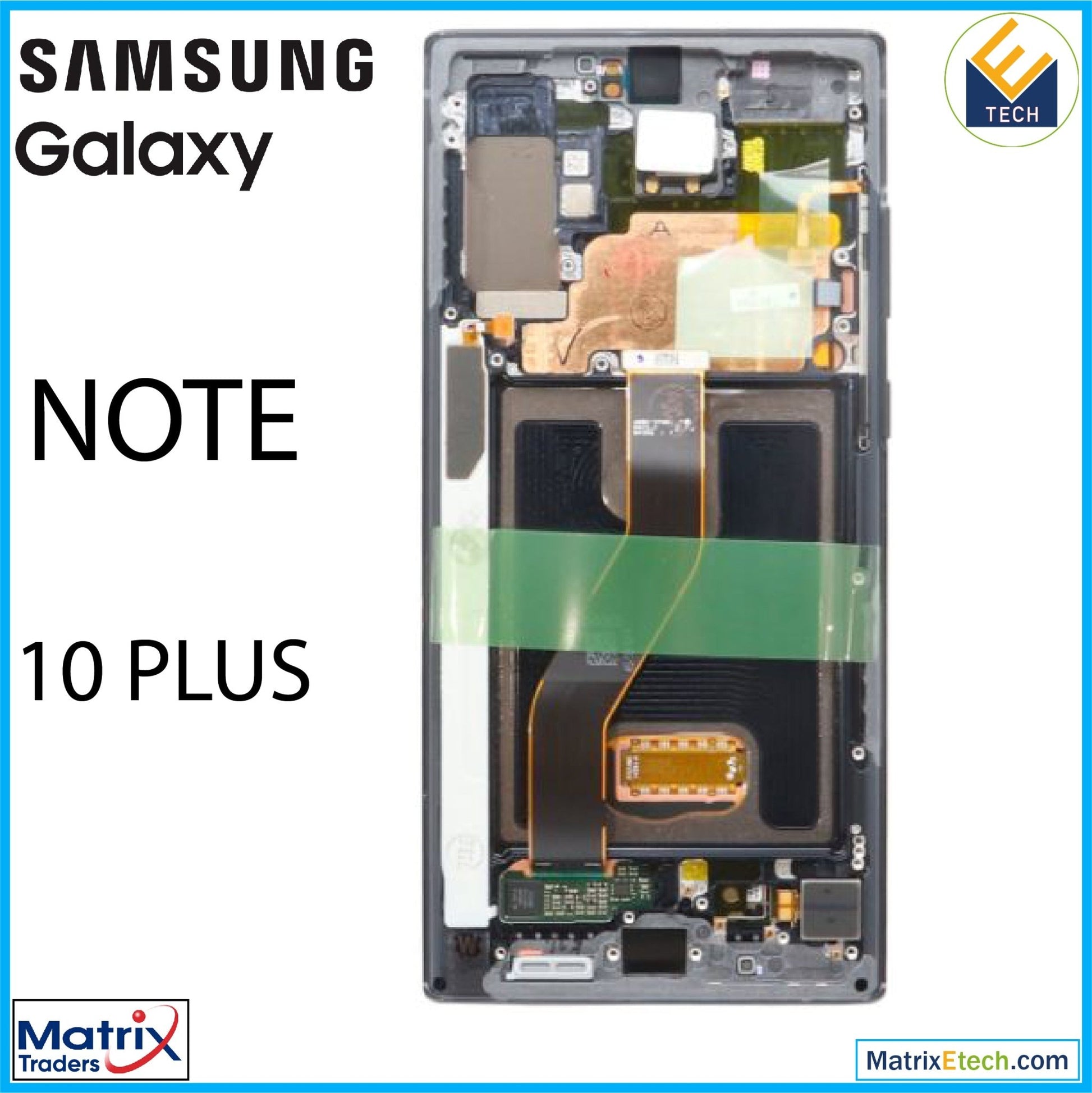 Samsung Galaxy Note 10 Plus 5G OLED Assembly With Frame - Matrix Traders