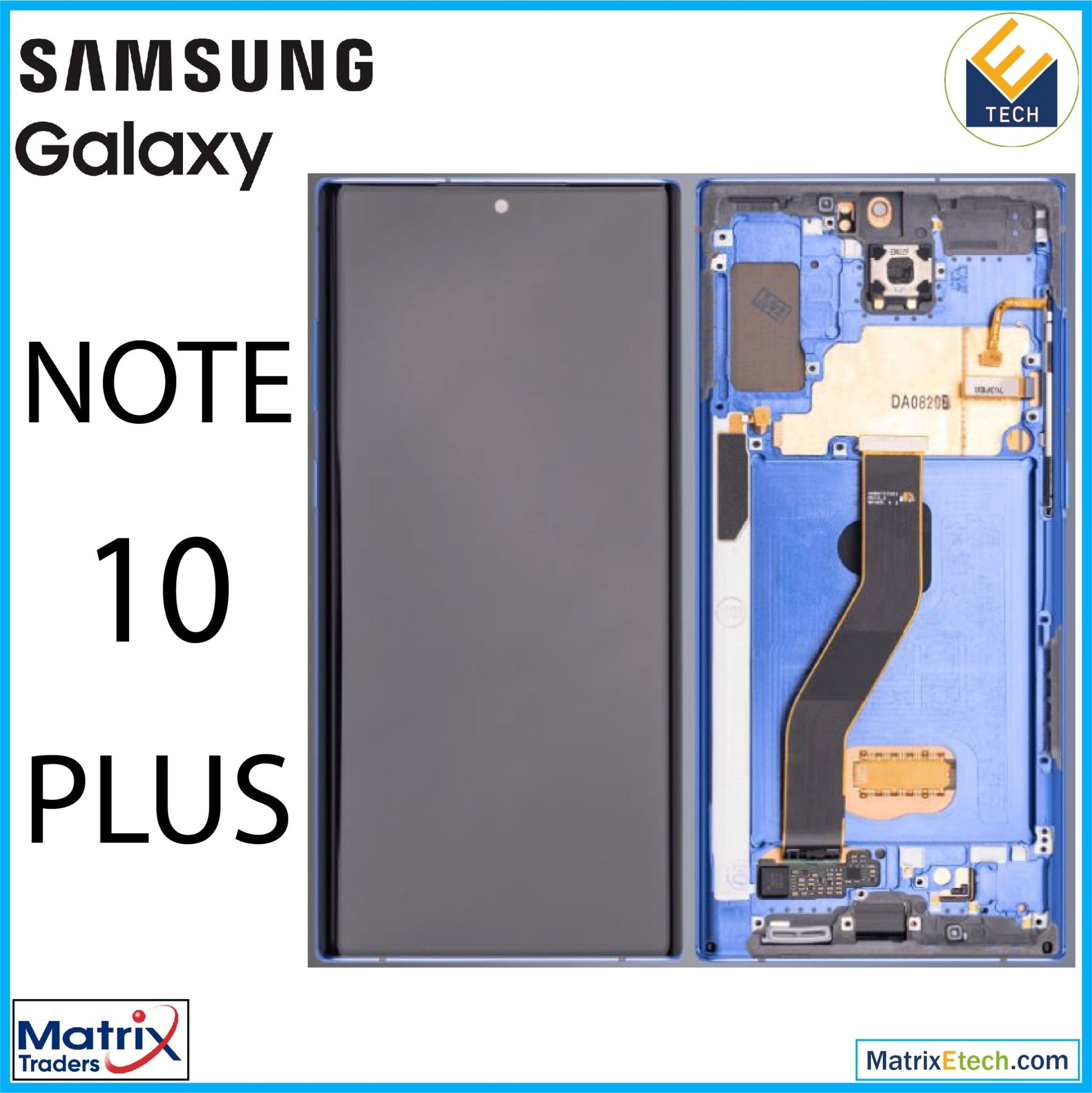 Samsung Galaxy Note 10 Plus 5G OLED Assembly With Frame - Matrix Traders