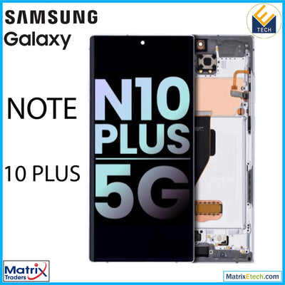 Samsung Galaxy Note 10 Plus 5G OLED Assembly With Frame - Matrix Traders