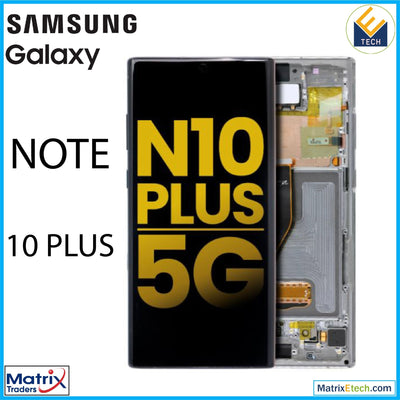 Samsung Galaxy Note 10 Plus 5G OLED Assembly With Frame - Matrix Traders