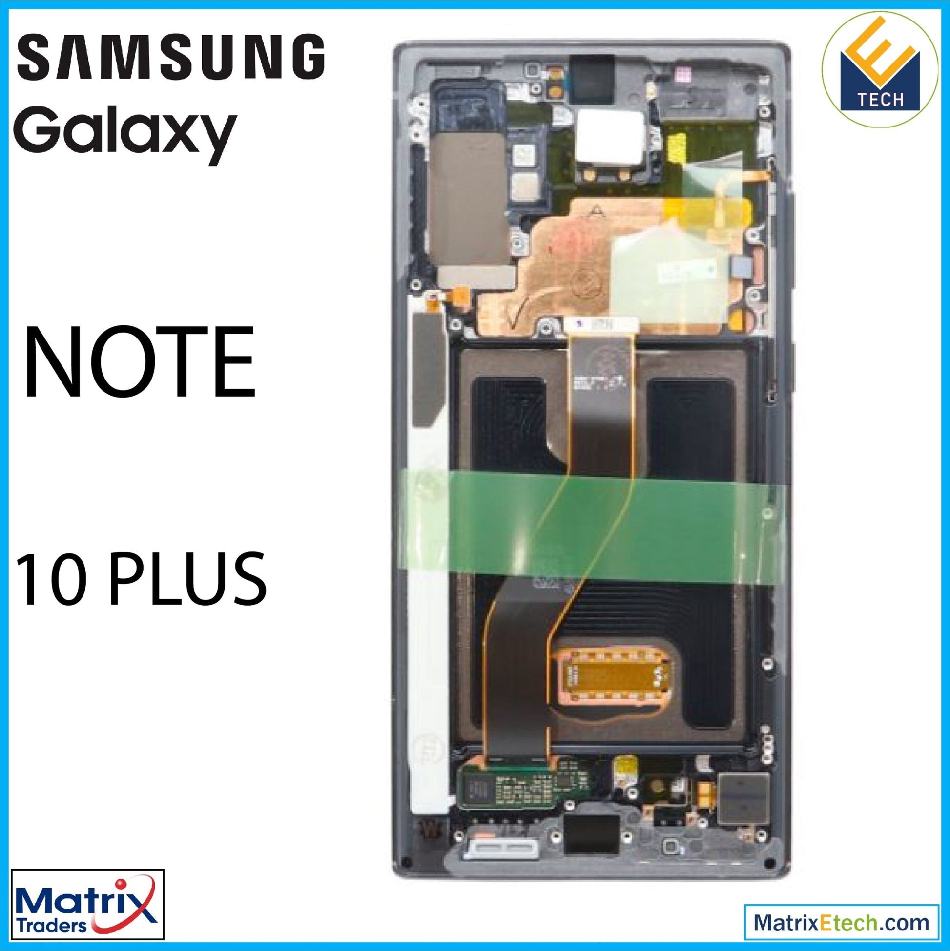 Samsung Galaxy Note 10 Plus 5G OLED Assembly With Frame - Matrix Traders