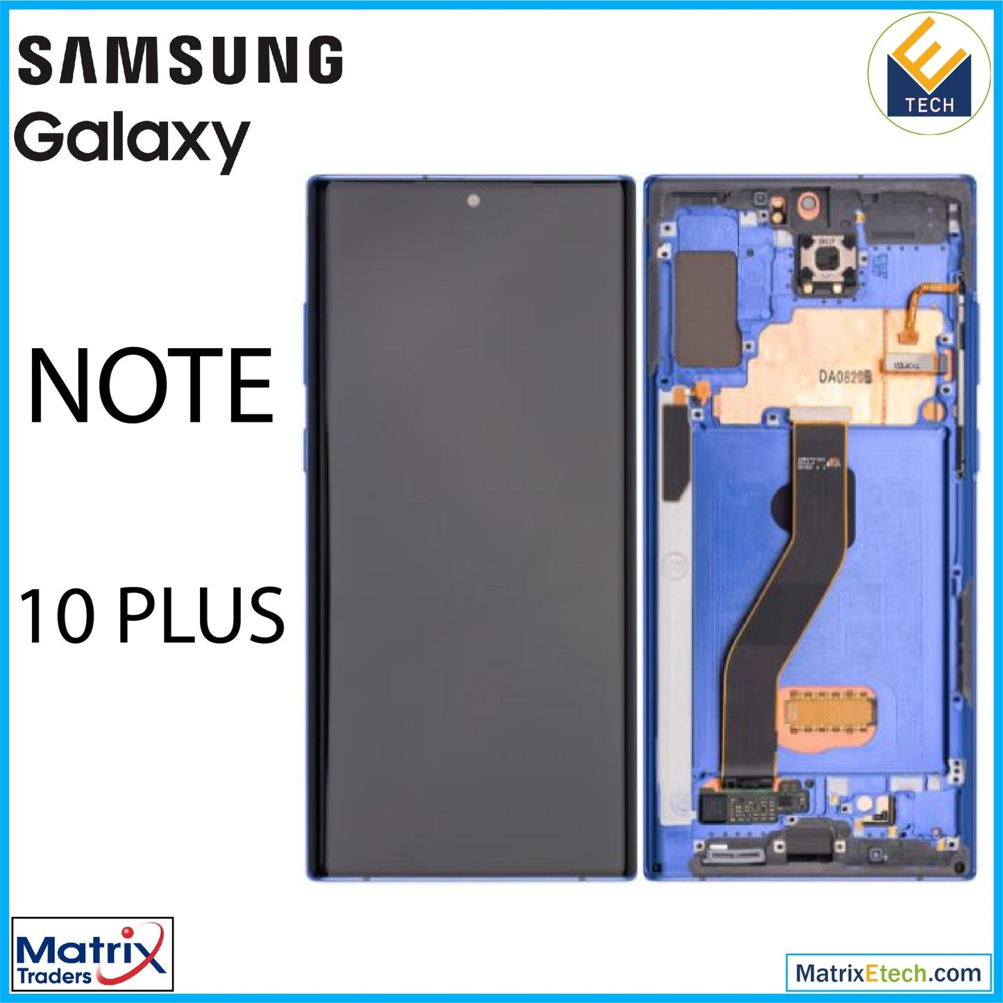 Samsung Galaxy Note 10 Plus 5G OLED Assembly With Frame - Matrix Traders