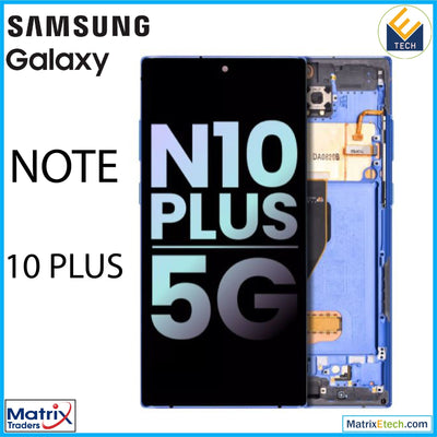 Samsung Galaxy Note 10 Plus 5G OLED Assembly With Frame - Matrix Traders