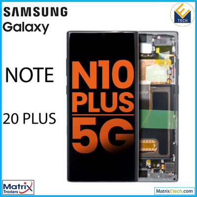 Samsung Galaxy Note 10 Plus 5G OLED Assembly With Frame (Blemish D) - Matrix Traders