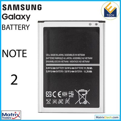 Samsung Galaxy Note 2 Replacement Battery (T18287) - Matrix Traders