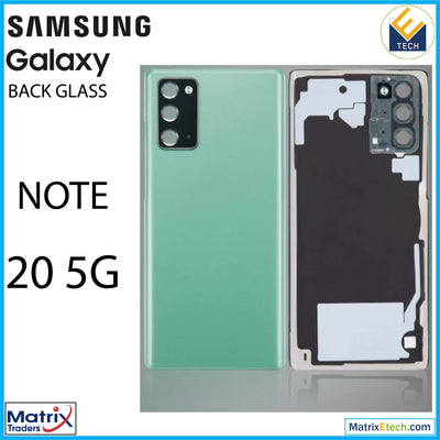 Samsung Galaxy Note 20 5G Back Cover Glass With Camera Lens (Aftermarket Plus) - Matrix Traders