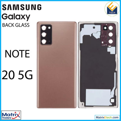 Samsung Galaxy Note 20 5G Back Cover Glass With Camera Lens (Aftermarket Plus) - Matrix Traders