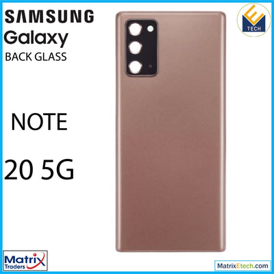 Samsung Galaxy Note 20 5G Back Cover Glass With Camera Lens (Aftermarket Plus) - Matrix Traders