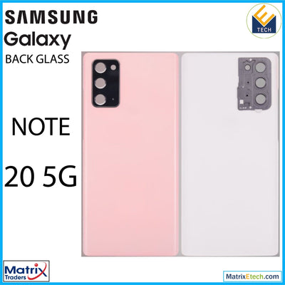 Samsung Galaxy Note 20 5G Back Cover Glass With Camera Lens (Aftermarket Plus) - Matrix Traders