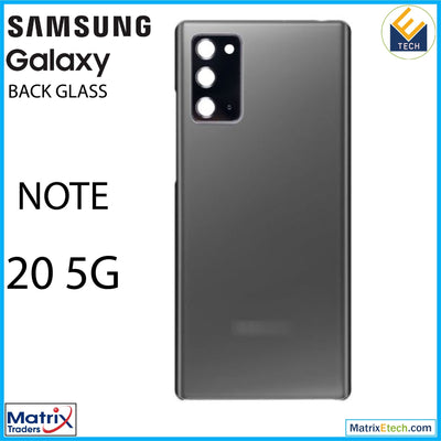 Samsung Galaxy Note 20 5G Back Cover Glass With Camera Lens (Aftermarket Plus) - Matrix Traders