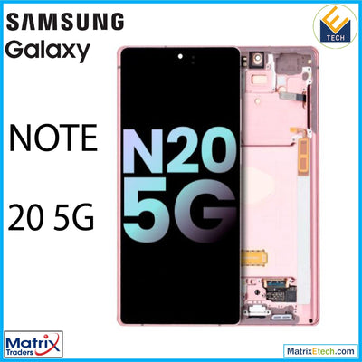 Samsung Galaxy Note 20 5G OLED Assembly With Frame - Matrix Traders