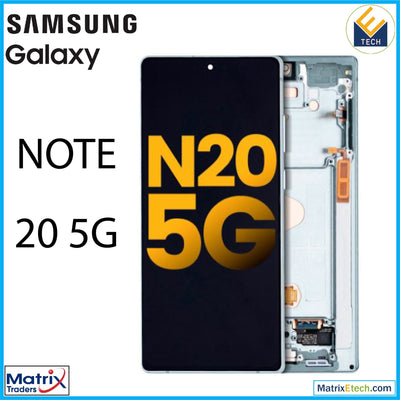 Samsung Galaxy Note 20 5G OLED Assembly With Frame - Matrix Traders