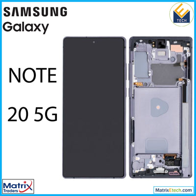 Samsung Galaxy Note 20 5G OLED Assembly With Frame - Matrix Traders